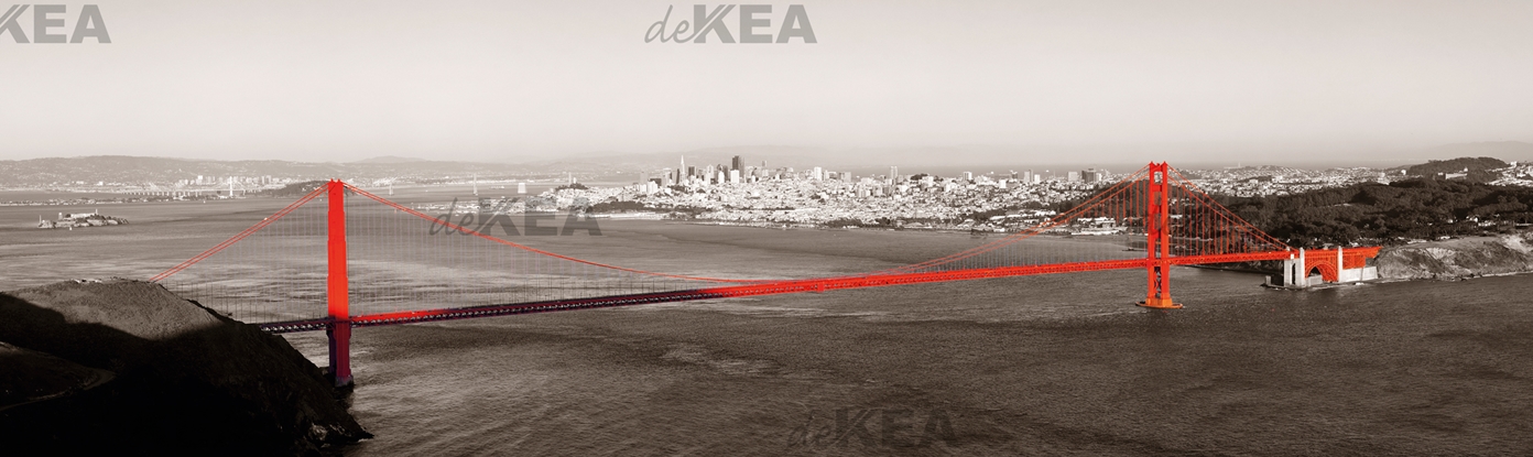 panele szklane deKEA _Golden Gate